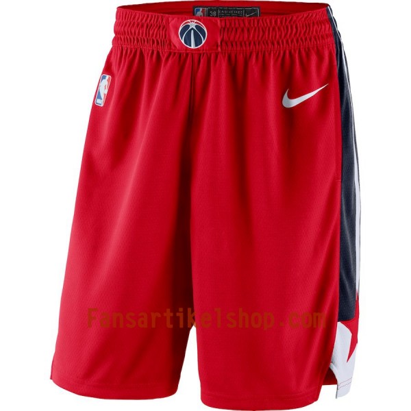 NBA Washington Wizards Herren Shorts Rot 2018-19 Nike Swingman